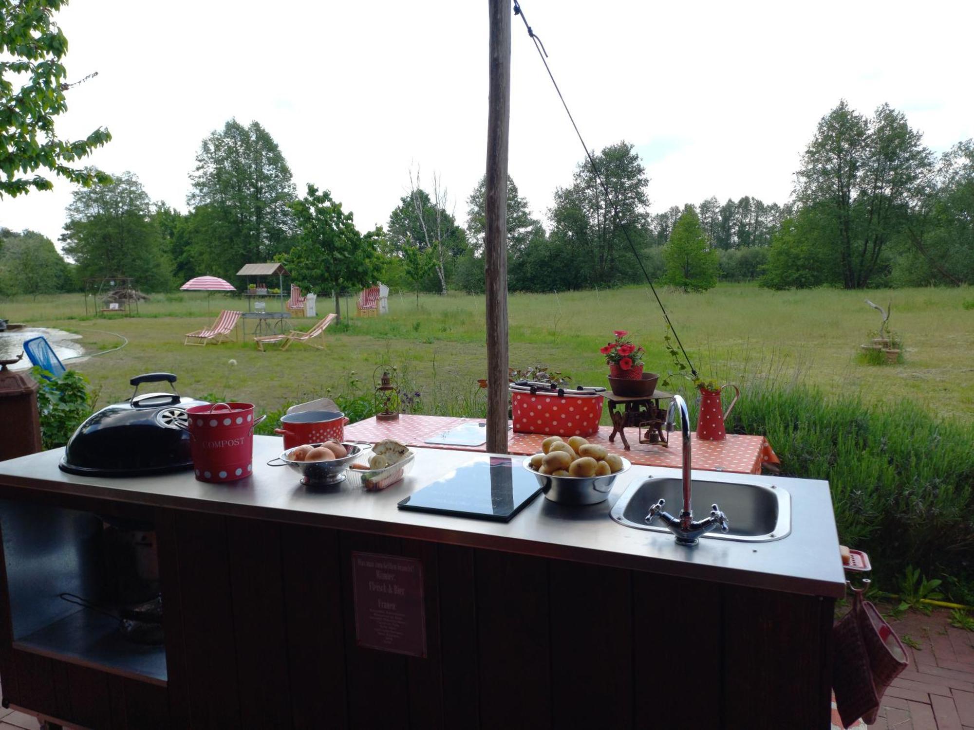 Ferienhof "Zum Spreewaeldchen" 부르크 외부 사진